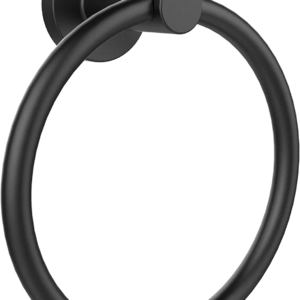 Towel Holder for Bathroom, Wall Matte Black Towel Ring, 304 Stainless Steel, Hand Towel Holder, Heavy Duty Towel Hanger ,for Bath, Kitchen