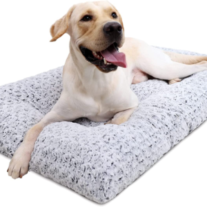 Washable Dog Bed, Deluxe Plush Dog, Crate Beds ,Fulffy, Comfy ,Kennel, Pad ,Anti Slip ,Pet ,Sleeping ,Mat, for, Large, Jumbo, Medium, Small Dogs Breeds