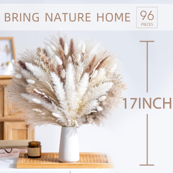 Natural Dried Pampas ,Grass ,Boho, Home Decor ,Bouquet, Phragmites Dried Flowers ,Bouquet ,for ,Wedding, Floral, Arrangements Home Decorations