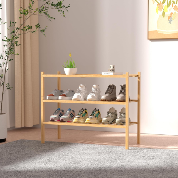 Tier, Bamboo ,Shoe, Rack ,for, Closet ,Free ,Standing ,Wood ,Shoe ,Shelf, Storage, Organizer ,for ,Entryway ,Small ,Space, Stackable